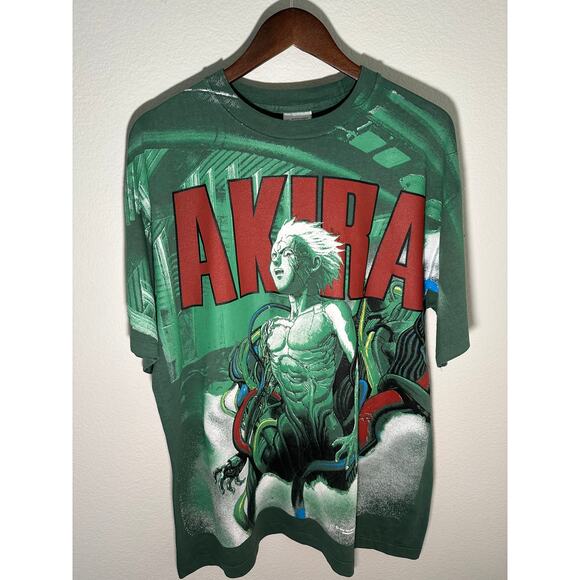 Akira Anime All Over Print Vintage Reprint Screen Stars Single Stitch - Picture 1 of 6